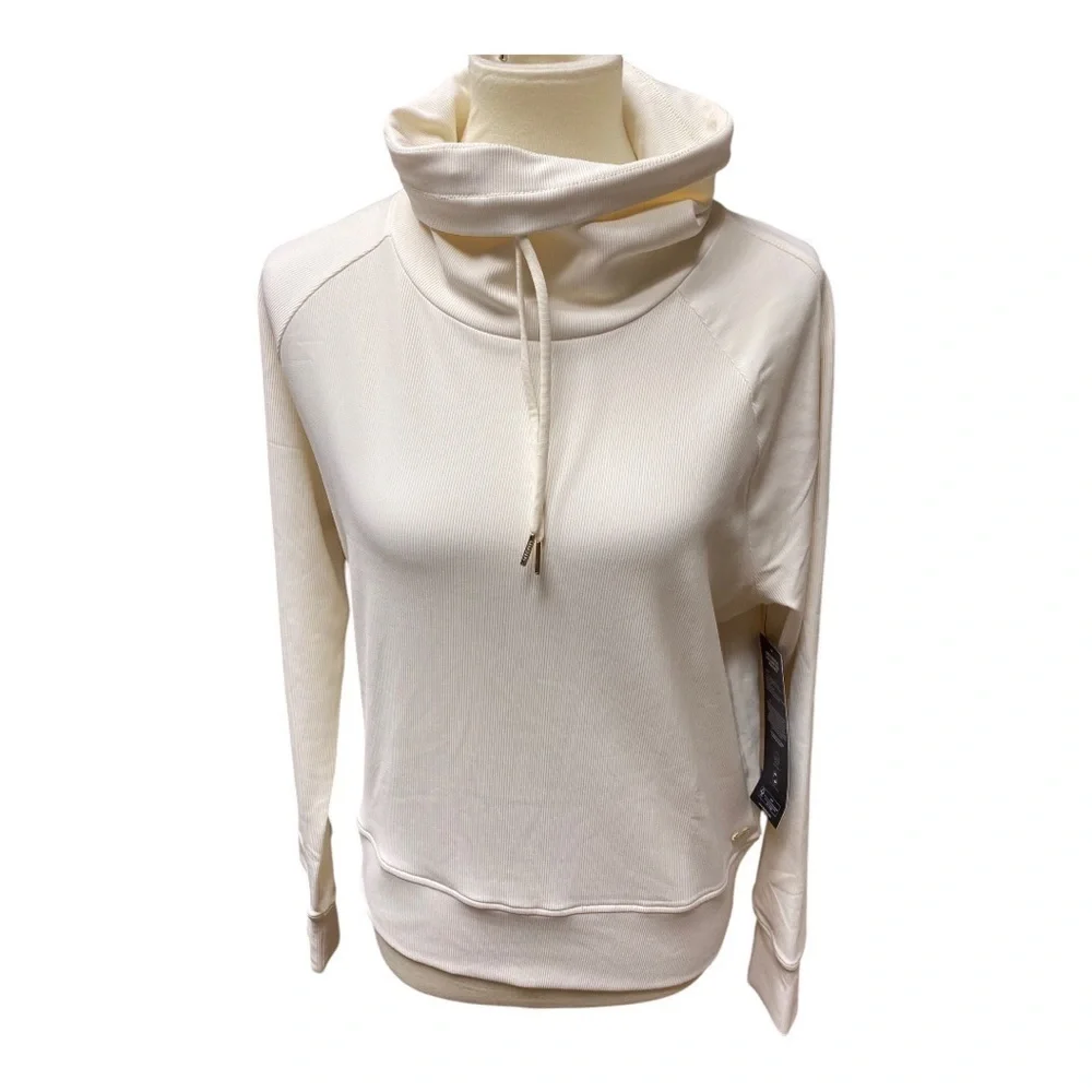 NWT!  Skechers Women's Go Luxe Rib Mock Neck Top - Picture 7 of 10